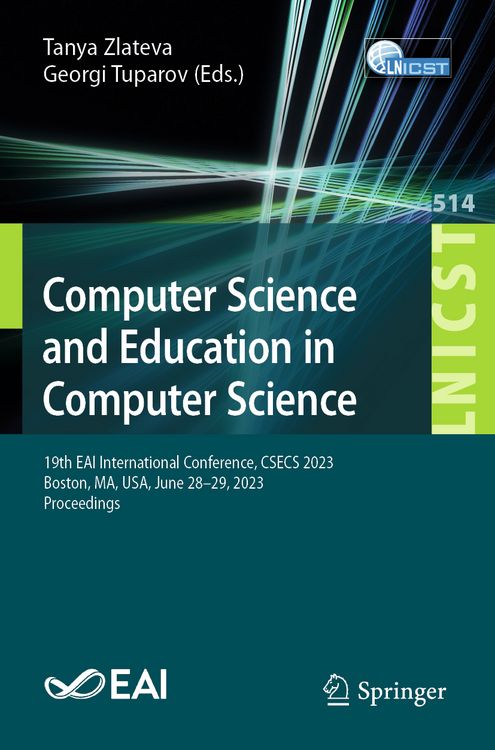 Produktbild: Computer Science and Education in Computer Science