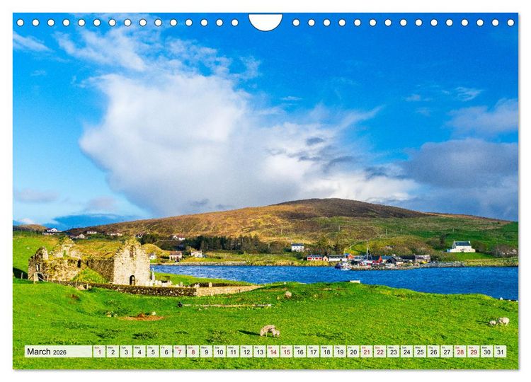 Produktbild: Scotland's Northern Isles - The Orkney and Shetland Islands (Wall Calendar 2026 DIN A4 landscape), CALVENDO 12 Month Wall Calendar