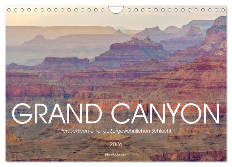 Produktbild: Grand Canyon - Perspektiven einer au&szlig;ergew&ouml;hnlichen Schlucht (Wandkalender 2026 DIN A4 quer), CALVENDO Monatskalender