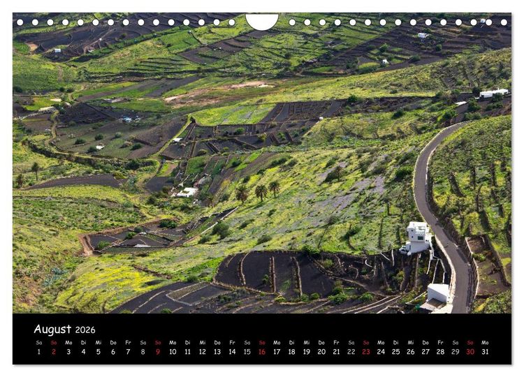 Produktbild: Lanzarote (Wandkalender 2026 DIN A4 quer), CALVENDO Monatskalender