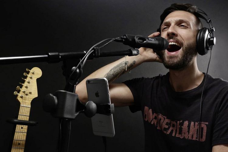Produktbild: Handymikrofon IK Multimedia iRig Mic HD 2 &Uuml;bertragungsart (Details):Kabelgebunden inkl. Kabel, inkl. Tasche, inkl. Stativ