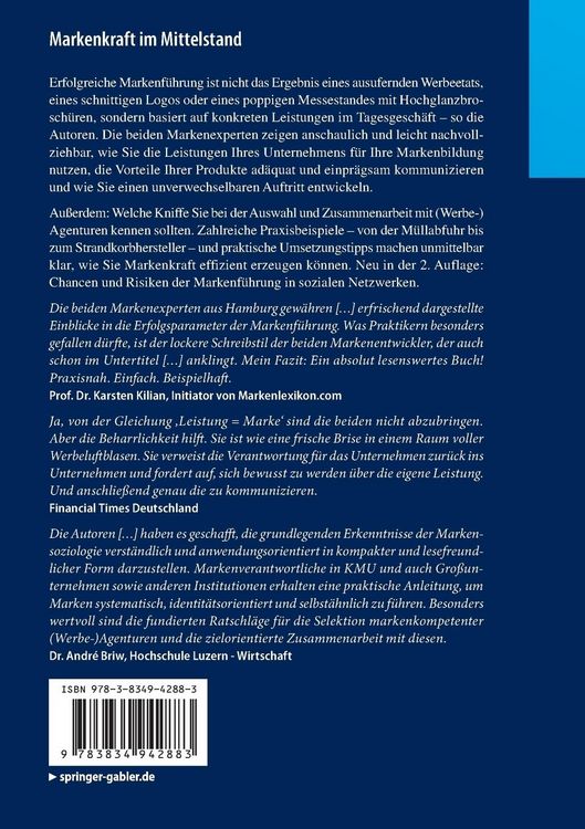 Produktbild: Markenkraft im Mittelstand