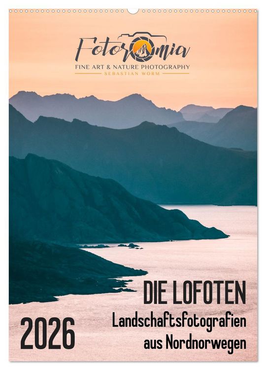 Produktbild: Die Lofoten &ndash; Landschaftsfotografien aus Nordnorwegen (Wandkalender 2026 DIN A2 hoch), CALVENDO Monatskalender