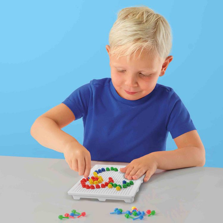 Produktbild: SES CREATIVE Steckspiel Mosaik-Set 100 Steine