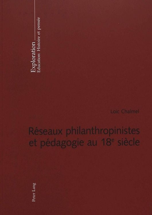 Produktbild: R&eacute;seaux philanthropinistes et p&eacute;dagogie au 18 e si&egrave;cle