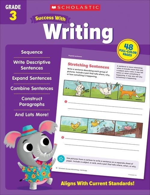 Produktbild: Scholastic Success with Writing Grade 3 Workbook