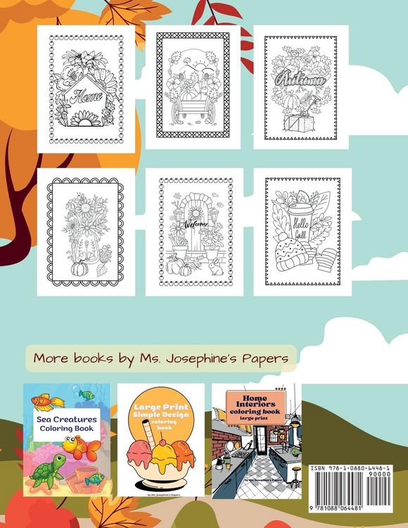 Produktbild: Easy Fall Coloring Book
