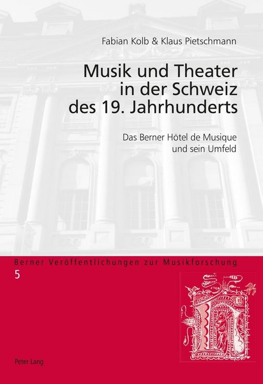 Produktbild: Musik und Theater in der Schweiz des 19. Jahrhunderts