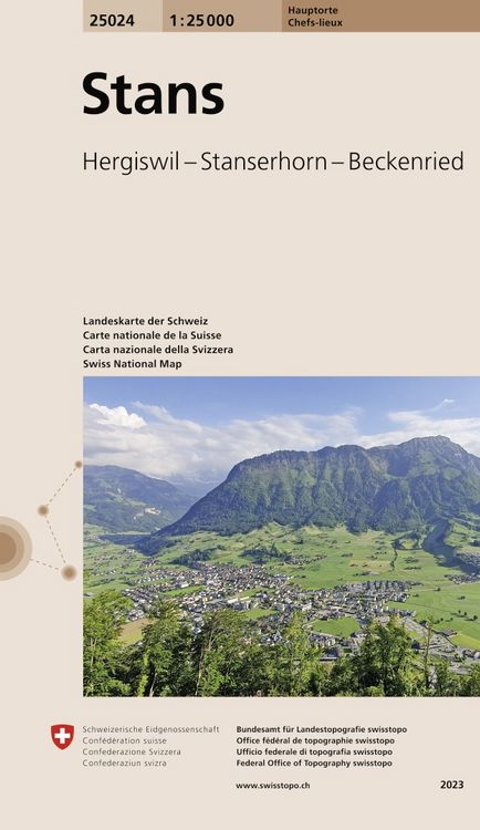 Produktbild: Swisstopo 1 : 25 000 Stans