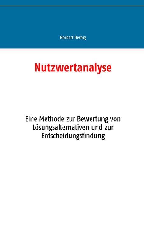 Produktbild: Nutzwertanalyse