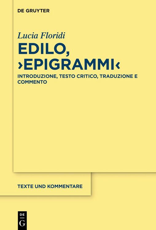 Produktbild: Edilo, &rsaquo;Epigrammi&lsaquo;