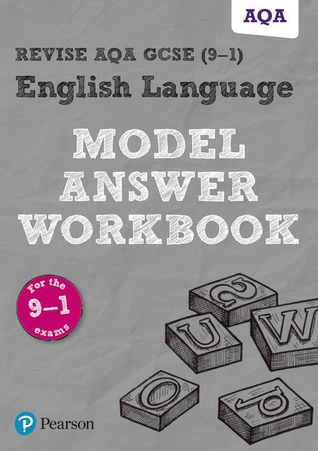 Produktbild: Pearson REVISE AQA GCSE English Language Model Answer Workbook - for 2026, 2027 exams