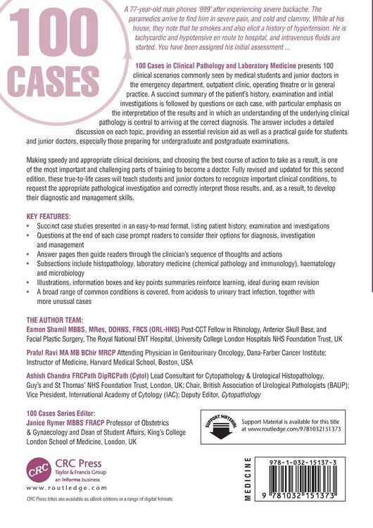 Produktbild: 100 Cases in Clinical Pathology and Laboratory Medicine