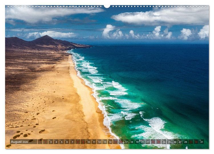 Produktbild: Die Kanarische Inseln Teneriffa, Gran Canaria und Fuerteventura (Wandkalender 2026 DIN A2 quer), CALVENDO Monatskalender