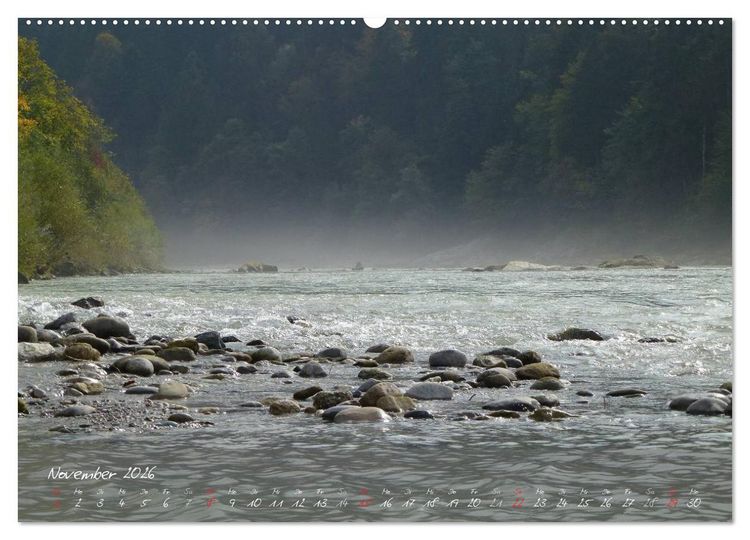 Produktbild: Wasserkraft - Die Bregenzer Ache (Wandkalender 2026 DIN A2 quer), CALVENDO Monatskalender