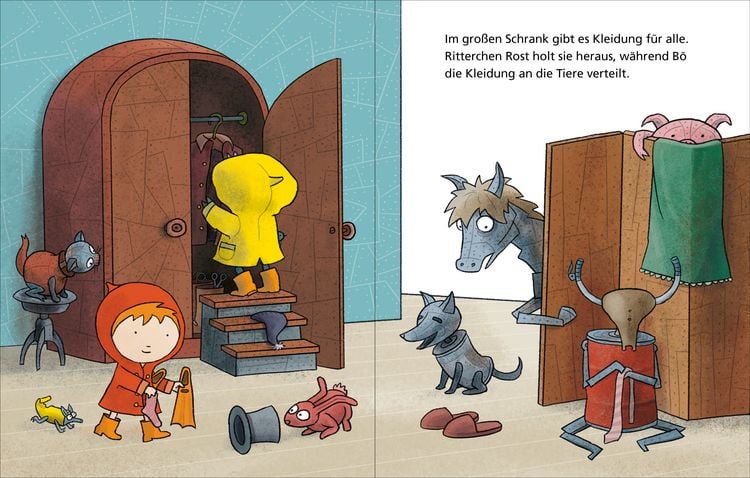 Produktbild: Ritterchen Rost - Jacke, Stiefel, M&uuml;tze - ab in die Pf&uuml;tze! (Ritterchen Rost, Bd.)