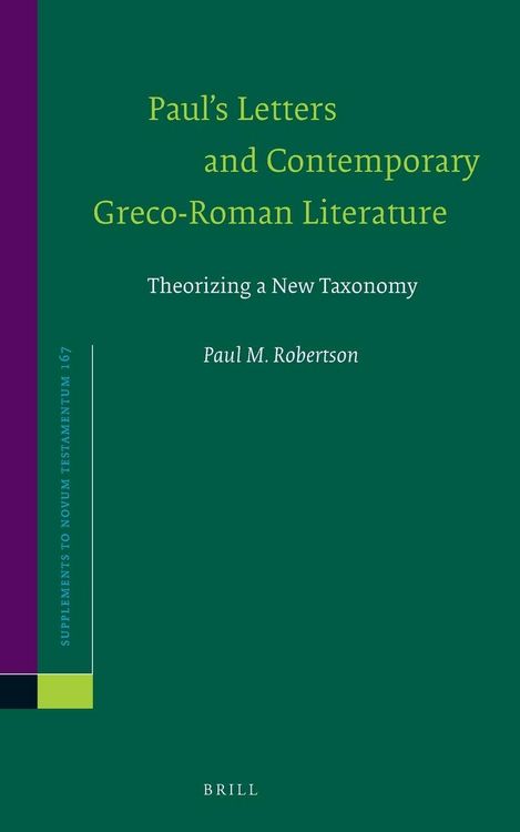 Produktbild: Paul's Letters and Contemporary Greco-Roman Literature