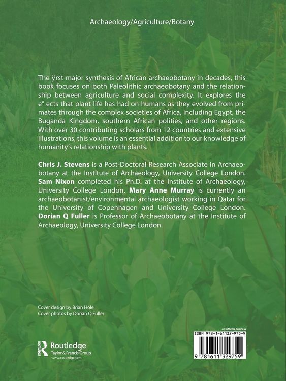 Produktbild: Archaeology of African Plant Use