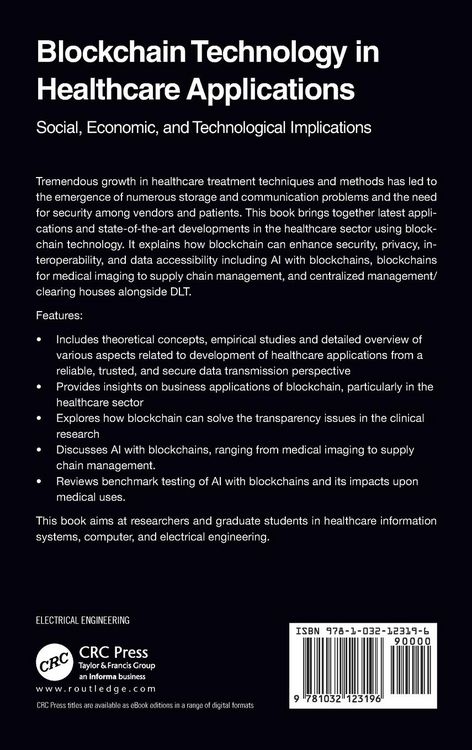 Produktbild: Blockchain Technology in Healthcare Applications