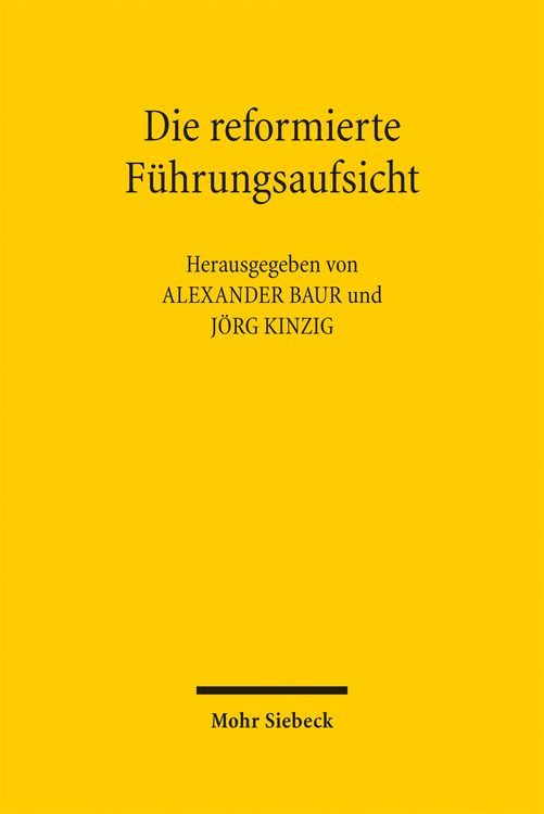 Produktbild: Die reformierte F&uuml;hrungsaufsicht