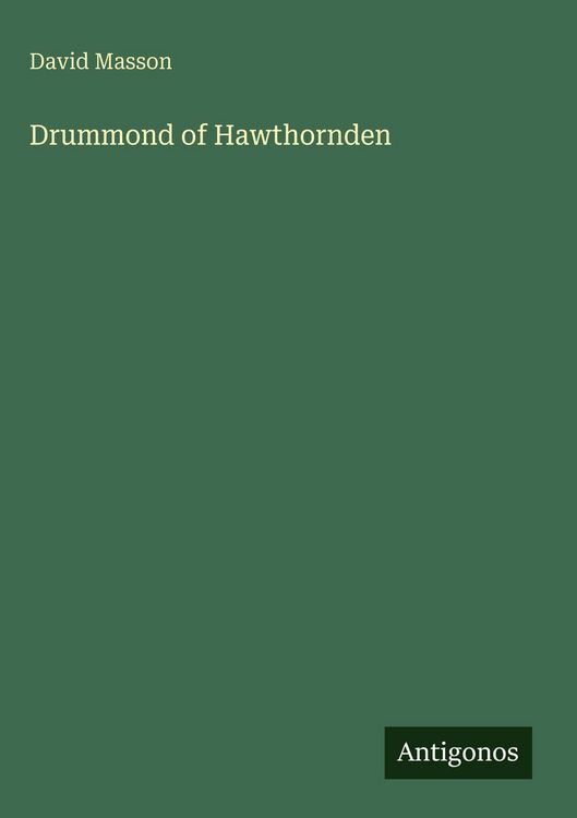 Produktbild: Drummond of Hawthornden