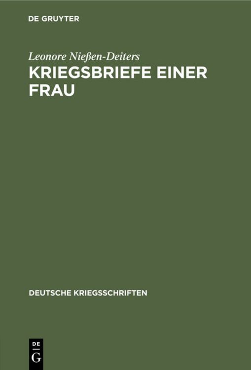 Produktbild: Kriegsbriefe einer Frau