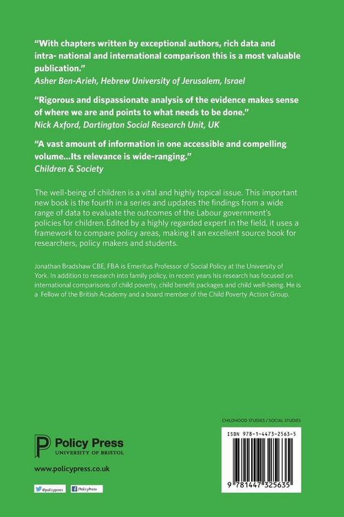 Produktbild: The well-being of children in the UK