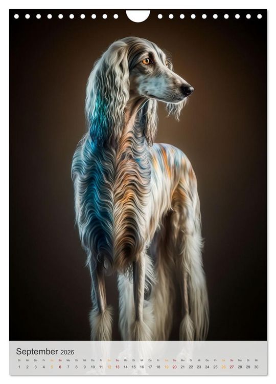 Produktbild: Persischer Windhund (Wandkalender 2026 DIN A4 hoch), CALVENDO Monatskalender