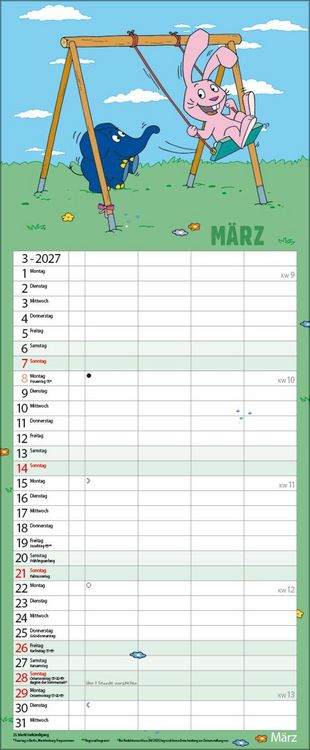 Produktbild: Der echt elefantastische Familienplaner 2027