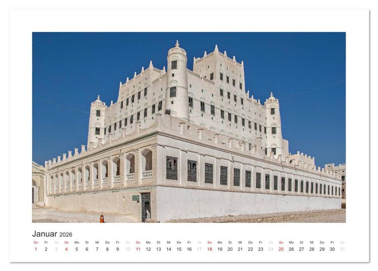 Produktbild: Der Jemen (Tischkalender 2026 DIN A5 quer), CALVENDO Monatskalender