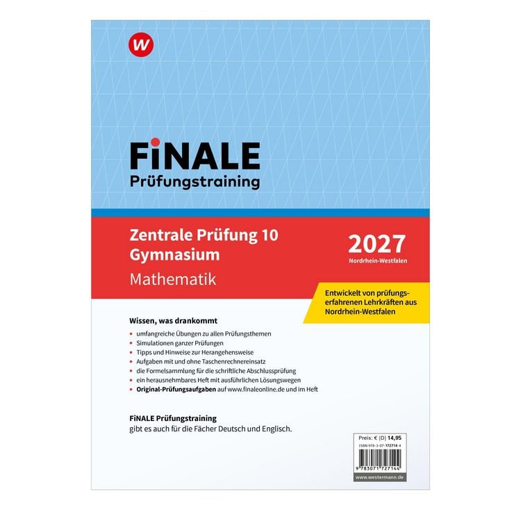 Produktbild: FiNALE - Pr&uuml;fungstraining Zentrale Pr&uuml;fungen 10 Gymnasium Nordrhein-Westfalen