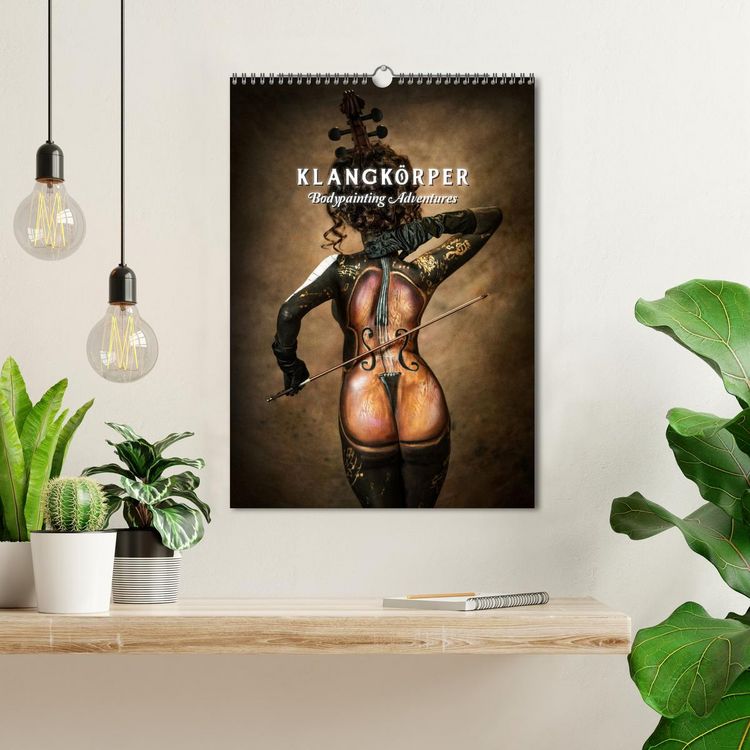 Produktbild: Klangk&ouml;rper - Bodypainting Adventures (Wandkalender 2026 DIN A3 hoch), CALVENDO Monatskalender