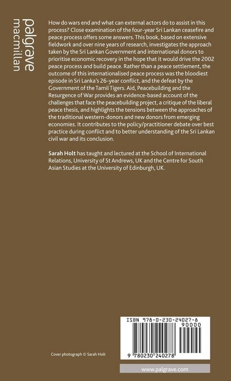 Produktbild: Aid, Peacebuilding and the Resurgence of War