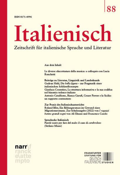 Produktbild: Italienisch Band 88 | 44. Jahrgang, Heft 2