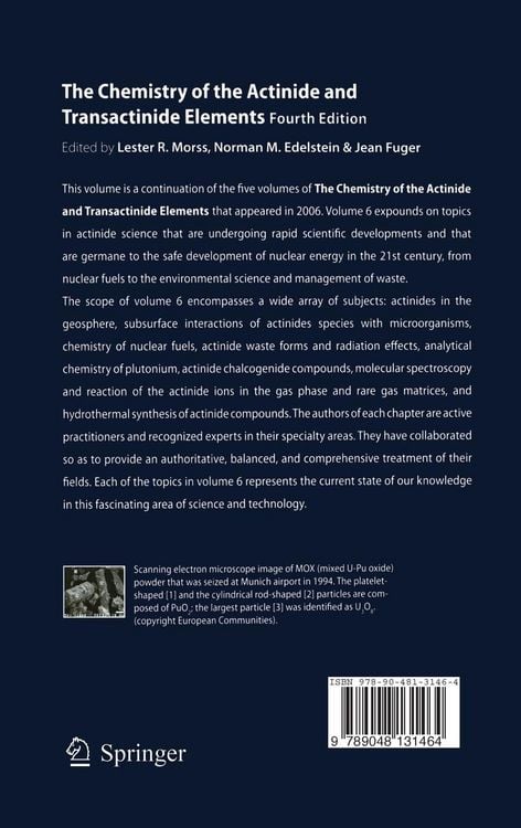 Produktbild: The Chemistry of the Actinide and Transactinide Elements (Volume 6)