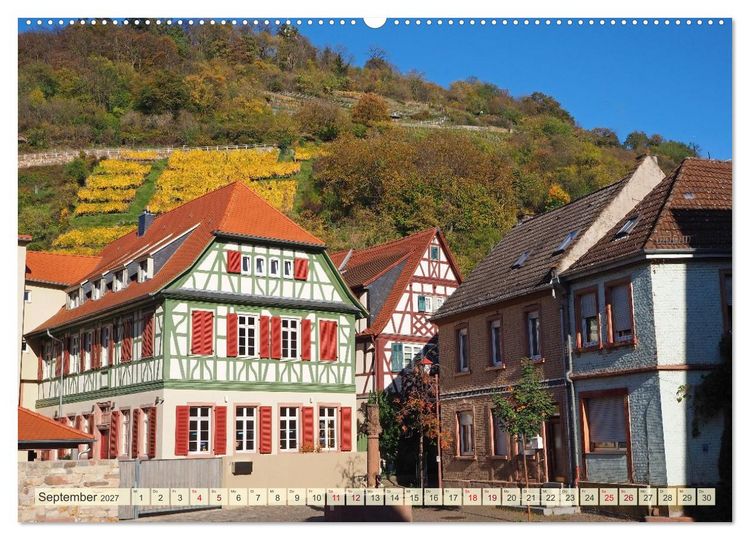 Produktbild: Heppenheim im Laufe der Jahreszeiten (hochwertiger Premium Wandkalender 2027 DIN A2 quer), Kunstdruck in Hochglanz