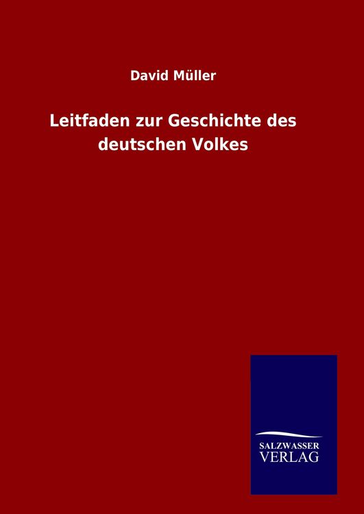 Produktbild: Leitfaden zur Geschichte des deutschen Volkes