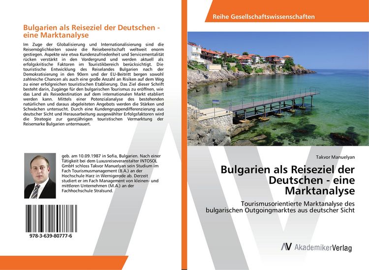 Produktbild: Bulgarien als Reiseziel der Deutschen - eine Marktanalyse