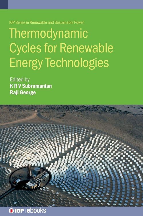 Produktbild: Thermodynamic Cycles for Renewable Energy Technologies