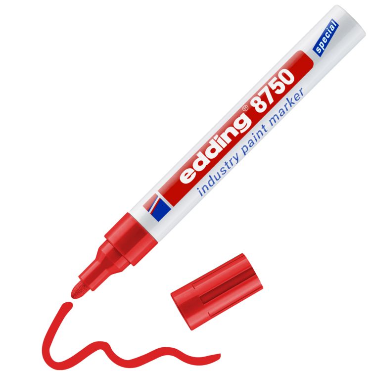 Produktbild: EDDING&reg; Lack Marker 8750 Industry, rot