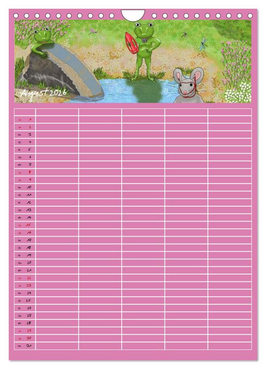 Produktbild: Mats Maus und seine Freunde (Wandkalender 2026 DIN A4 hoch), CALVENDO Monatskalender