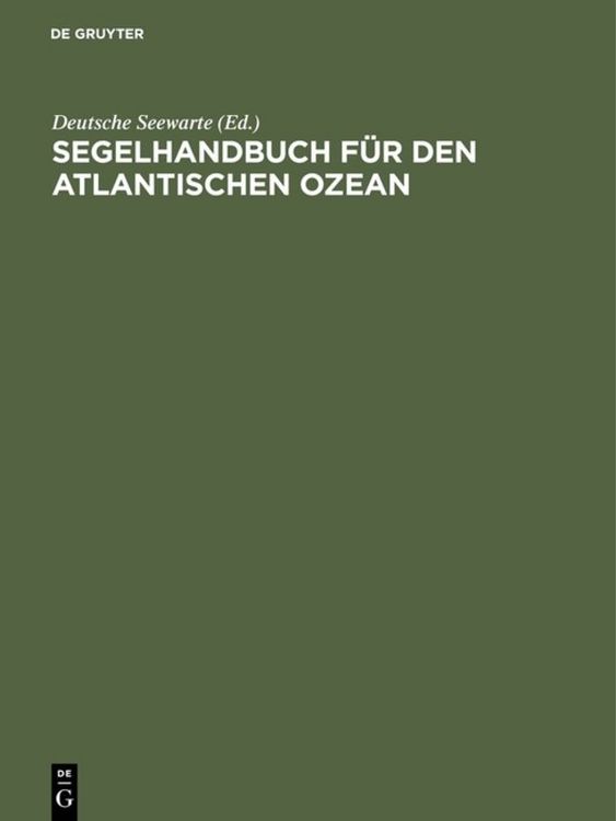 Produktbild: Segelhandbuch f&uuml;r den Atlantischen Ozean