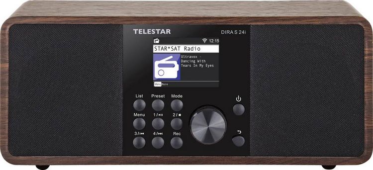 Produktbild: Telestar DIRA S 24i Internet Tischradio Internet, DAB+, UKW AUX, Bluetooth&reg;, DLNA, USB, WLAN, Internetradio Aufnahmefunktion