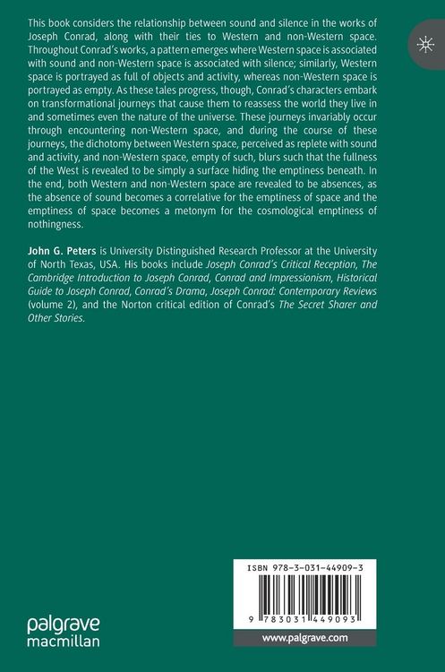 Produktbild: Silence, Space and Absence in Conrad's Works