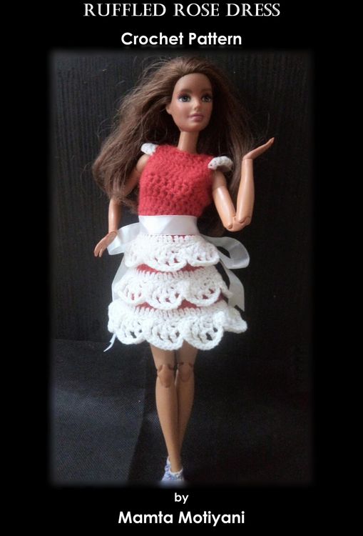 Produktbild: Ruffled Rose Dress | Crochet Pattern (Easy Crochet Patterns, #26)