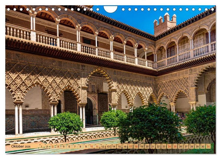 Produktbild: Sevilla - Unterwegs in Spanien (Wandkalender 2026 DIN A4 quer), CALVENDO Monatskalender