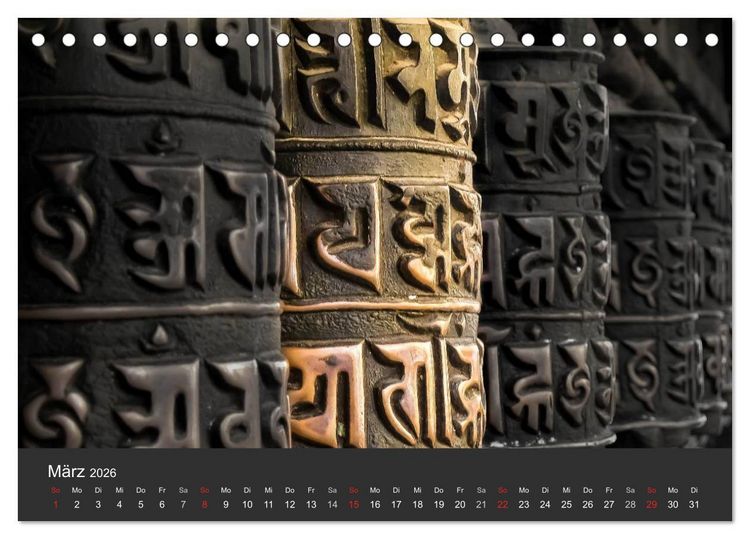 Produktbild: Nepal 2026 - Dem Himmel so nah (Tischkalender 2026 DIN A5 quer), CALVENDO Monatskalender