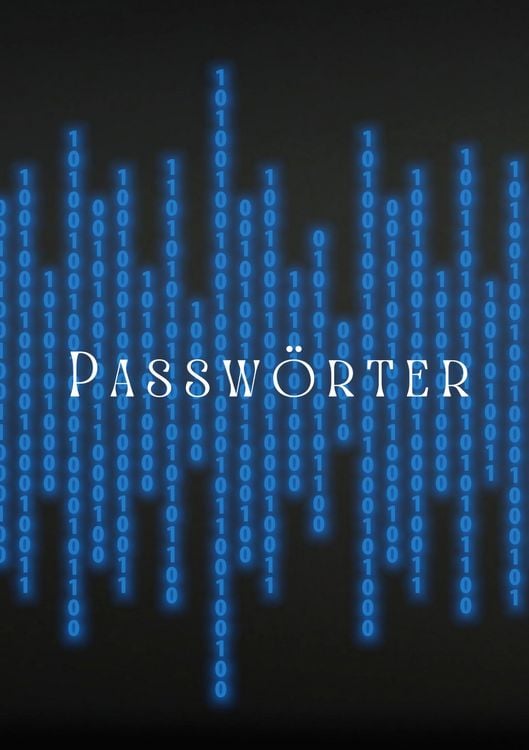 Produktbild: Notizbuch f&uuml;r Passw&ouml;rter - Organizer A5 liniert 2 Spalten - 64 Seiten - Papier