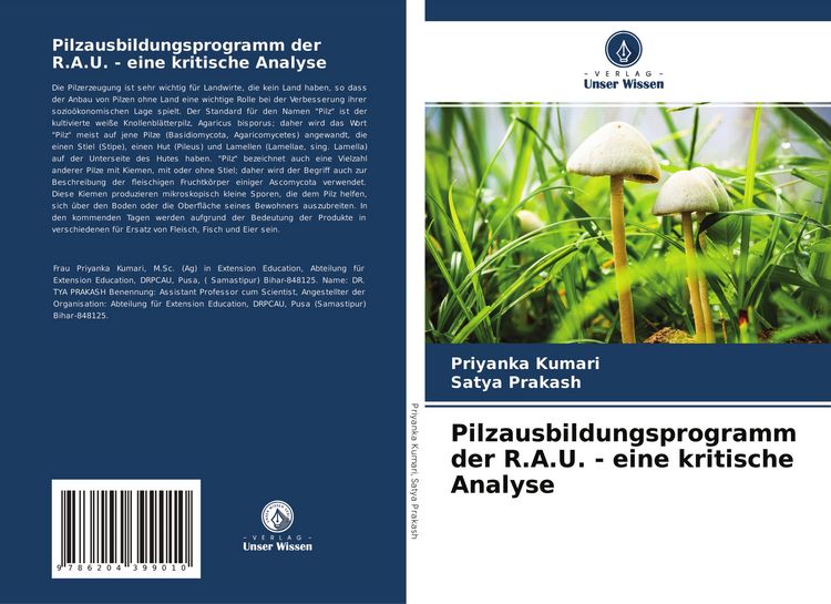 Produktbild: Pilzausbildungsprogramm der R.A.U. - eine kritische Analyse