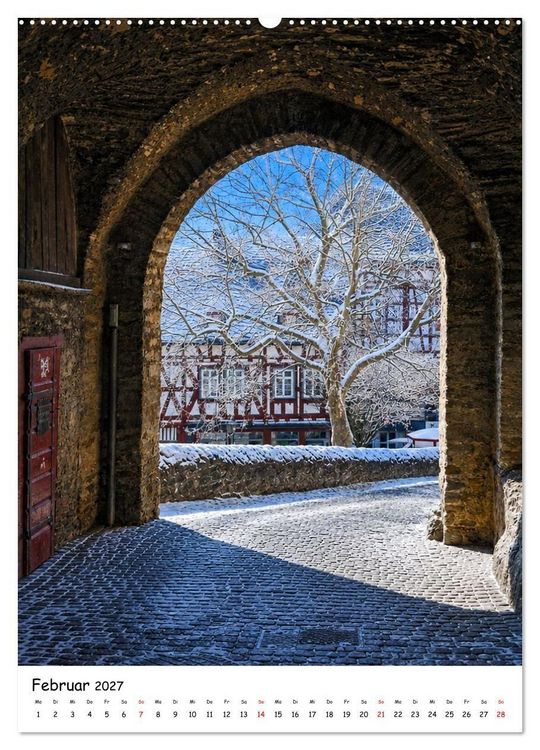 Produktbild: Idstein &ndash; eine Fachwerkidylle (hochwertiger Premium Wandkalender 2027 DIN A2 hoch), Kunstdruck in Hochglanz